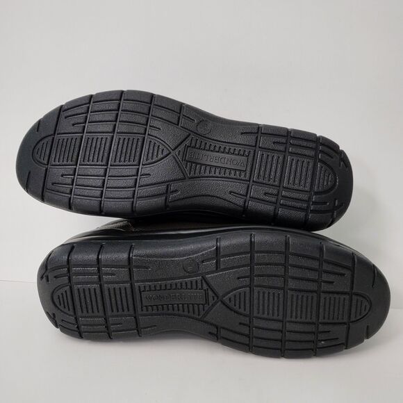 WONDERLITE Lou Shoes Mens 9.5 W Wide Width Brown Leather Casual Oxford Comfort - Picture 7 of 10